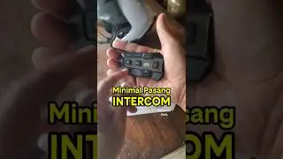 Minimal Pasang Intercom Helm Blaise GT1 Saat Riding #intercom