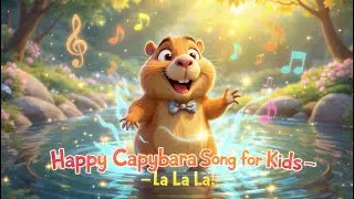 🎶 Happy Capybara Song for Kids &ndash; La La La! | Fun Family Dance Music 🦫✨