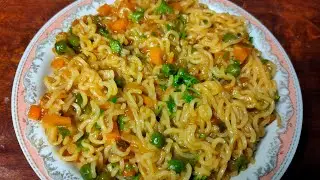 Maggi Masala Recipe | Vegetable Maggi Recipe | Maggie 🍝
