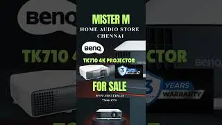 BenQ TK710 4K 3200lm Laser Projector / For Sale / #benq #project #misterm #hometheater #music