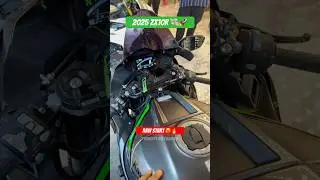 2025 Kawasaki Zx10r - Stock Exhaust Sound and Cold Start 🥵🔊🔥 #zx10r #coldstart #exhaustsound