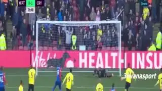 Benteke Miss Penalty Kick | Gomes Saves It | Watford vs Crystal Palace Premier League 26.12.2016