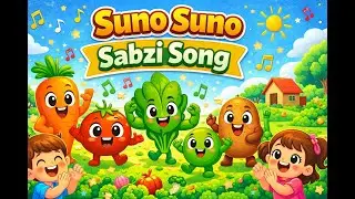 Healthy Eating Song for Kids | Hindi Cartoon Rhymes for Kids
