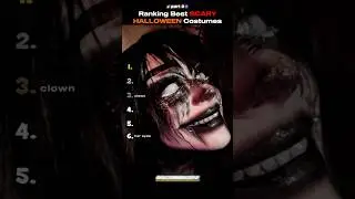 Ranking The BEST SCARY Halloween Costume🎃✨Part 2