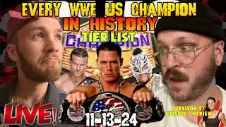 Pro Wrestling Sauce LIVE | 11/13/24 | Every US Champion EVER Tier List + RAW Review + AEW Spiral