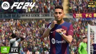EA SPORTS FC 24 - FC Barcelona vs Real Madrid | Full Match (4K PC Gameplay)