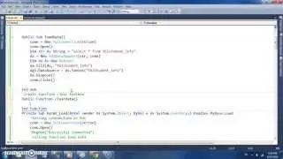Tutorial sqlserver and VB.net:How to search data gridview and textbox  part #7