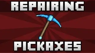 Starbound - How To Repair Your Pickaxe Back To 100% Durability!  (Starbound Pickaxe Repair Guide)