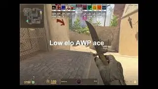 Low elo AWP ACE Mirage