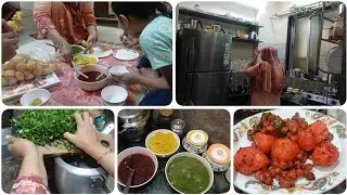 Sunday Morning To Evening Routine With Family|Street Food At Home|Pani Puri Recipe|katte Aloo Recipe