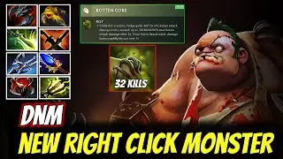 DNM Pudge &ndash; New RIGHT-CLICK Carry in Patch 7.38! | Dota 2 Pro Carry Full Match Gameplay.