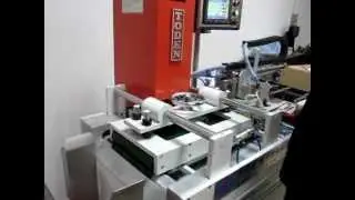 Ultrasonic welding document and file PP bag machine.MOV