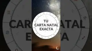 ✨EL MAPA DE TU CARTA NATAL EXACTA✨&iexcl;&iexcl;Te ense&ntilde;o a hacerlo en 2 minutos!! (ESTE V&Iacute;DEO ES ORO)