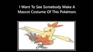 I Want To See Somebody Make A Mascot Costume Of Combusken Request #mascotcostume #pokemon