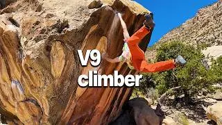 учусь у альпиниста V9
