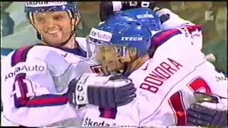 Jääkiekon MM kisat Helsinki 2003 Välisarja Slovakia vs  Suomi + Jokinen, Nummelin, Aravirta ja Selän