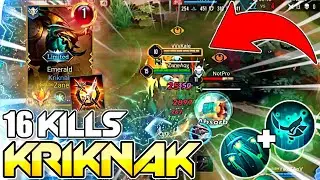 AoV KRIKNAK-6000 DAMAGE COMBO+BUILD | Top Conqueror | Arena Of Valor / ROV / Li&ecirc;n Qu&acirc;n