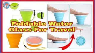 Foldable Water Glass Cup For Traveling, Camping, Outdoors, Hiking | #shorts | Most Rare Gadgets I2M