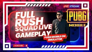 SAMEED GAMING IS LIVE NOW 🎮! PUBGM Rush Gameplay🔴 | Chill Stream 🔴| PUBG MOBILE on Emulator PC |