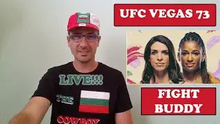 UFC Vegas 73: Mackenzie Dern x Angela Hill + Shahbazyan x Hernandez - Live Full Fight Companion
