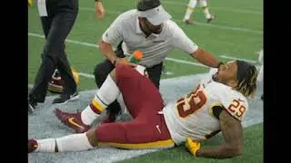 Breaking NFL News: Washington Redskins Rookie RB Derrius Guice has a torn ACL injury!