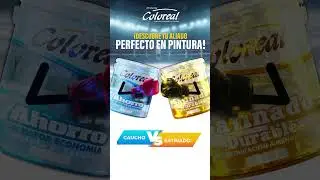 Caucho vs Satinado - Pinturas Coloreal