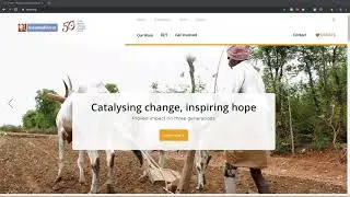 Non-profit Website Design Process - Rural Development Trust India Website