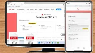 How to Compress PDF File Size without losing quality in PC & Phone