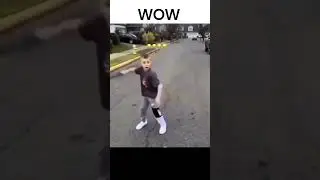 EPIC FAIL: Kid's Hilarious Baseball Trick Shot Gone Wrong! #shorts
