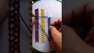 #zigzagstitch #trending #embroidery #art #viral #sewing #shorts #viralshorts #handembroidery