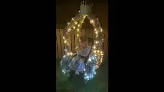 Dad Transforms Daughter's Wheelchair Into Cinderella Carriage for Halloween