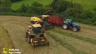 *Old VS New* Quinn Contracts lifting second cut silage 2017