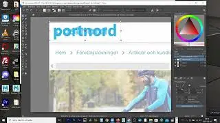 Krita - tools for website mock-up in the design process