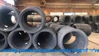 Tire raw material  copper coated bead wire supplier from china