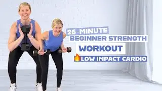 The Best Low Impact Strength & Cardio Workout for Women 40+ (Beginner Friendly)