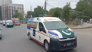 14th August 2023- SIEHS Independence Day Celebration - Rescue 1122 Ambulance Flag March in Karachi.