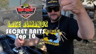 TOP 10 Baits Alpha Angler - Prototype Rod on Lake Almanor Boomer and Bryant Smith - BAM Championship