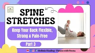 10-Minute Spine Stretch for Women | Back Relief, Posture Correction &rdquo; #homeworkout  #yogaformoms