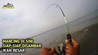 ULTRALIGHT CASTING IKAN KERAPU DI PANTAI CIPTA SEMARANG