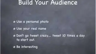 Success with Twitter