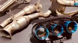 Titanium exhausts for Italian super cars from Top Speed Pro1