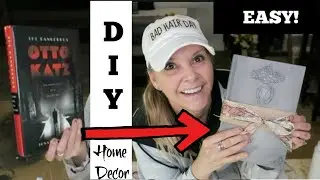 Painting Books to use as Home Decor Easy Project