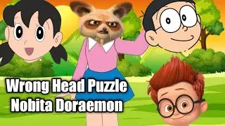 Wrong Head Puzzle | Nobita Doraemon  |Rudra | Motu Patlu|Robo Boy Cartoon #shorts #short #cartoon