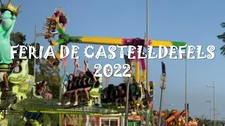 FERIA de ATRACCIONES de CASTELLDEFELS 2022 🎠🎡🎢🎟