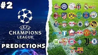 2021-22 UEFA CHAMPIONS LEAGUE MATCHDAY 2 - PREDICTIONS