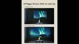 &ldquo;Aurzen BOOM Air Smart Projector | Google TV, WiFi & Bluetooth, AuroraBeam Lens&rdquo;