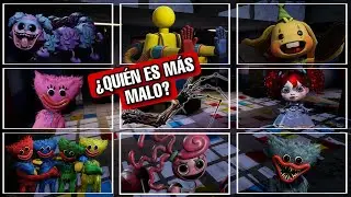 ¿QUÉ JUGUETE ES EL MÁS MALVADO DE POPPY PLAYTIME CHAPTER 1 & 2? *Nivel de Maldad* (Horror Game)