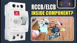 RCCB/ELCB Inside Component | Internal Parts of RCCB/ELCB |  Structure Of RCCB/ELCB | Learn In Hindi