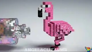 ASMR Minecraft Paint Tube Magic | Lion, Cat, Dog, Bunny, Sheep, Horse, Giraffe, Elephant & More! 🦚🐶