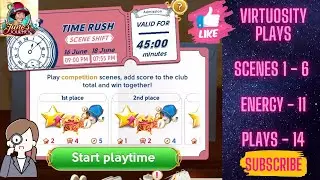 June&rsquo;s Journey Time Rush Scene Shift Competition June 16 - 18, 2025 Energy 11 Scenes 1 - 6
